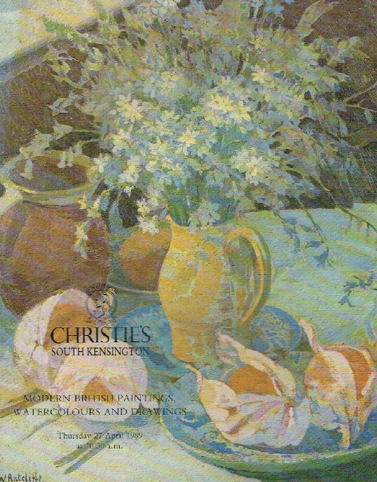 Christies April 1989 Modern British Paintings, Watercolours & Dr (Digital Only)