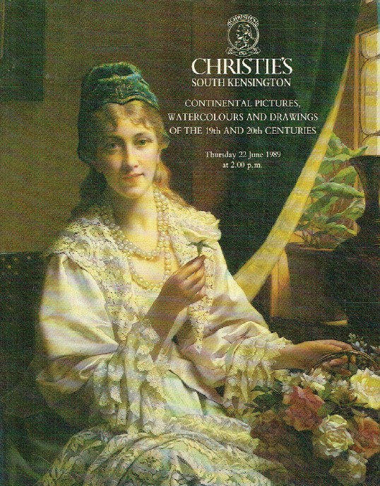 Christies June 1989 Continental Pictures, Watercolours and Drawi (Digital Only)