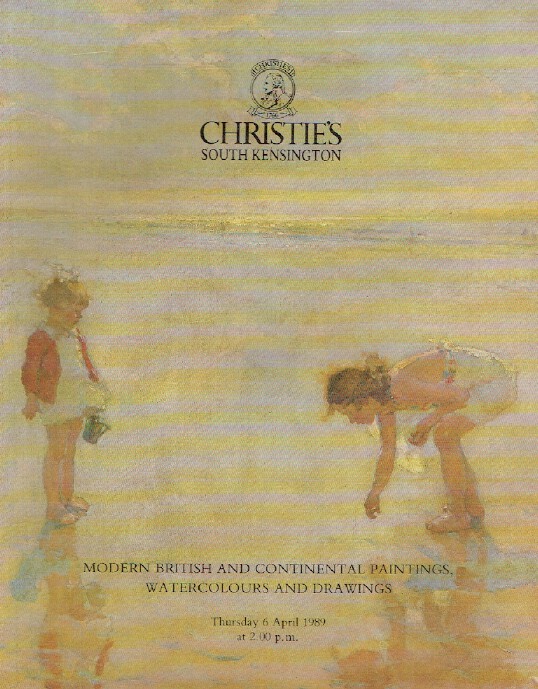 Christies April 1989 Modern British & Continental Paintings, Wat (Digital Only)