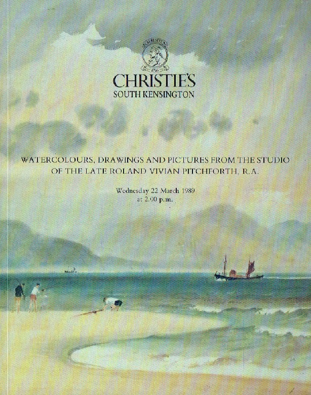 Christies March 1989 Watercolours, Drawings and Pictures from th (Digital Only)