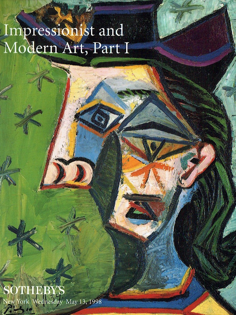 Sothebys May 1998 Impressionist & Modern Art , Part I (Digital Only)