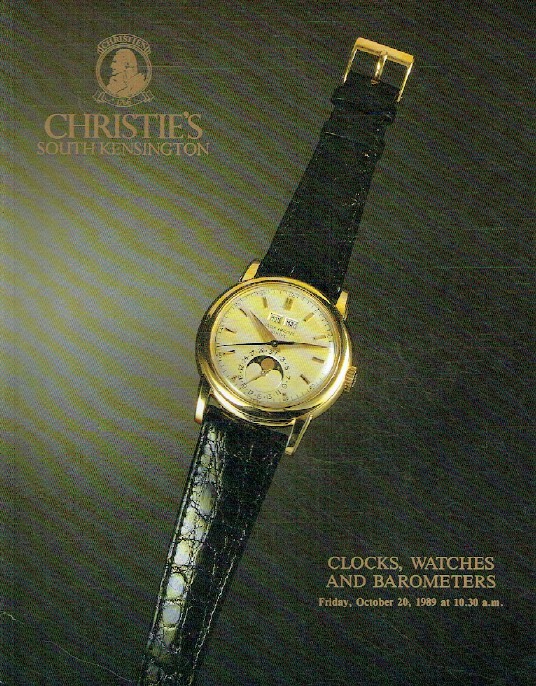 Christies October 1989 Clocks, Barometers & Watches (Digital Only)