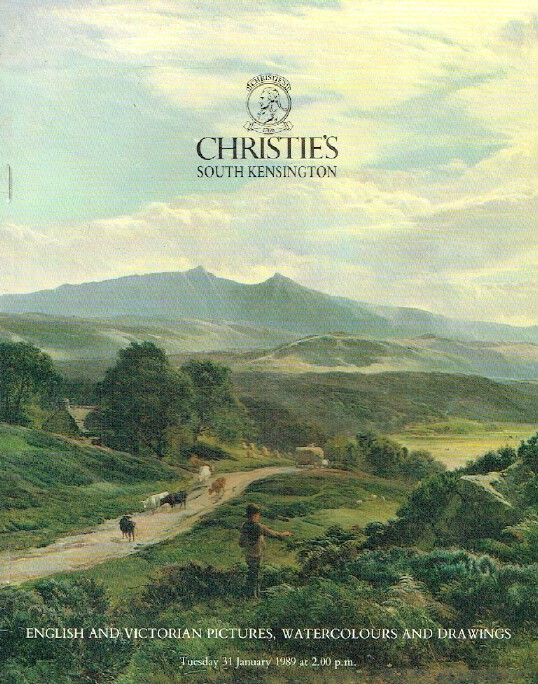 Christies January 1989 English & Victorian Pictures, Watercolour (Digital Only)