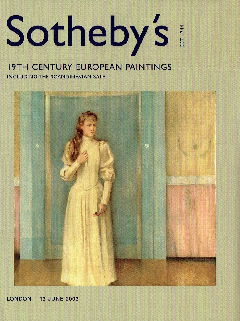 Sothebys June 2002 19th Century European Paintings including the (Digital Only)