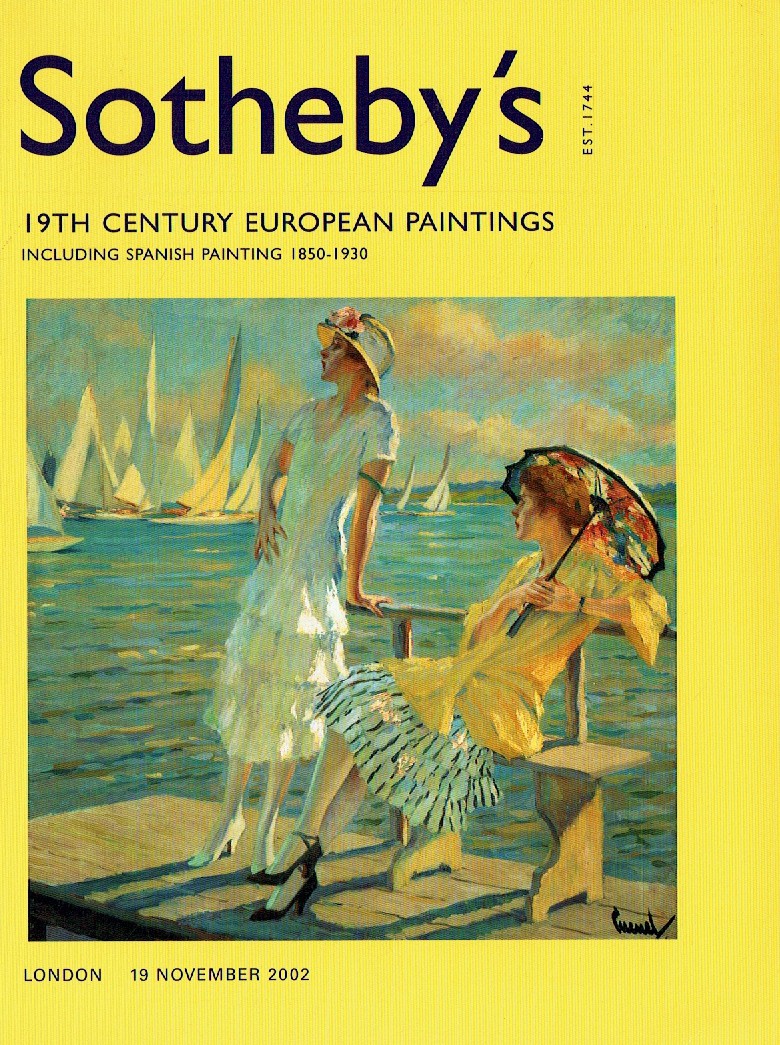 Sothebys November 2002 19th Century European Paintings Including (Digital Only)