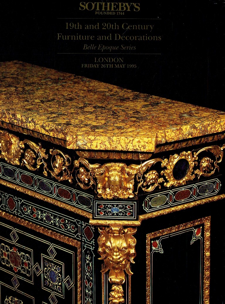 Sothebys May 1995 19th and 20th Century Furniture and Decorations (Digital Only