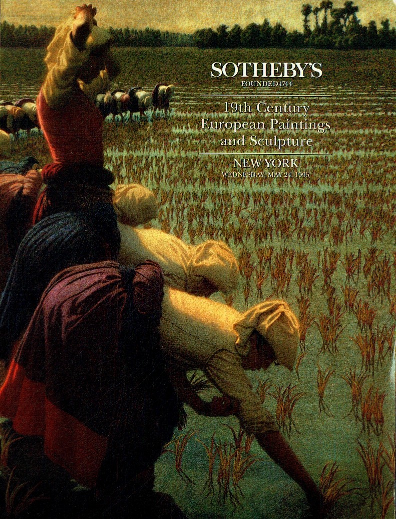 Sothebys May 1995 19th Century European Paintings and Sculpture (Digital Only)