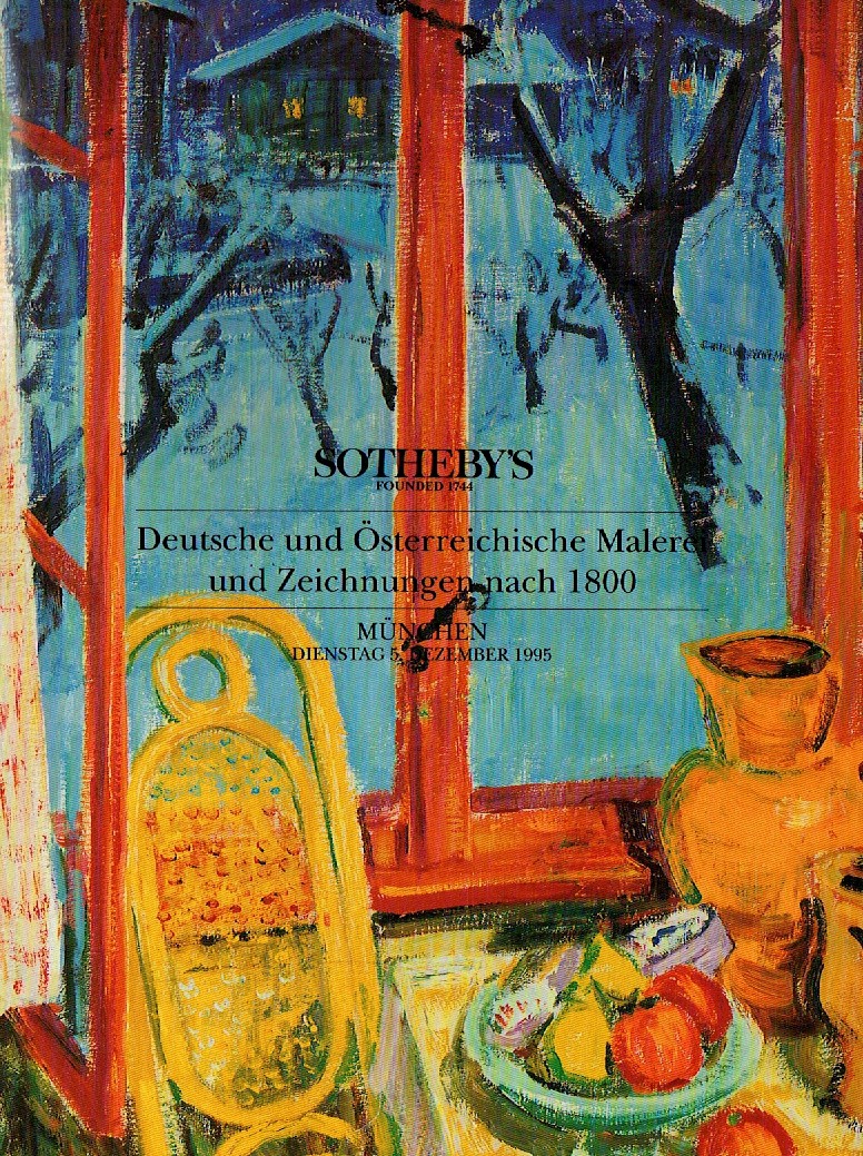 Sothebys December 1995 German & Austrian Paintings from 1800 (Digital Only)