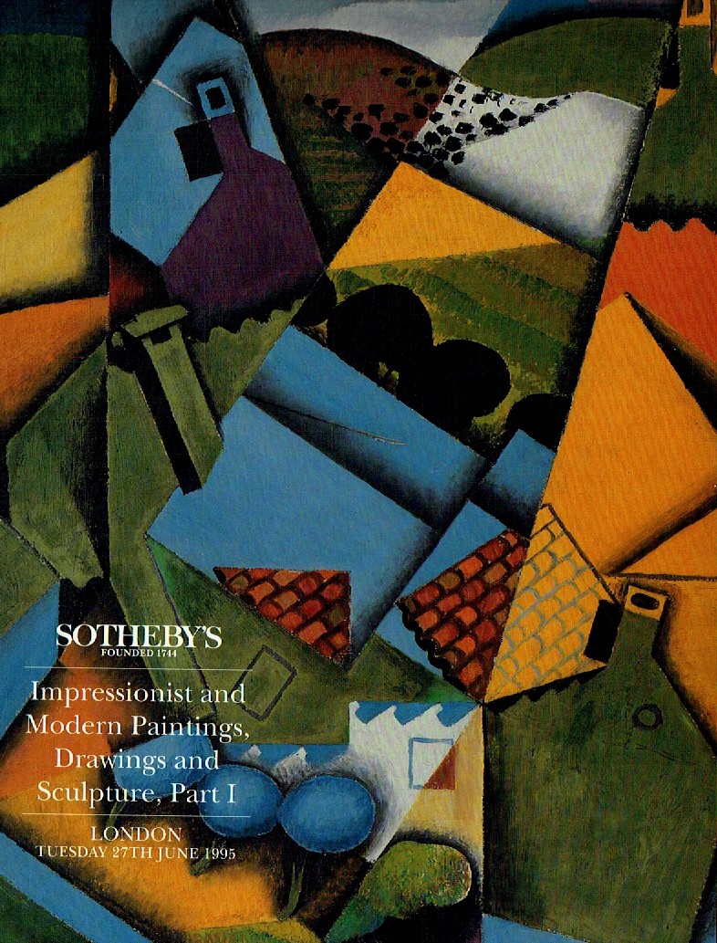 Sothebys June 1995 Impressionist and Modern Paintings, Drawings a (Digital Only