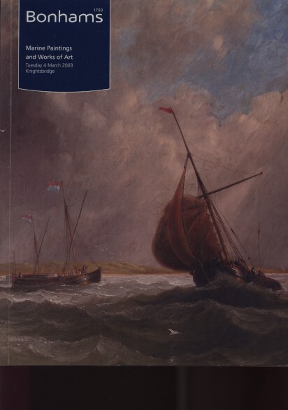 Bonhams March 2003 Marine Paintings & Works of Art (Digital Only)