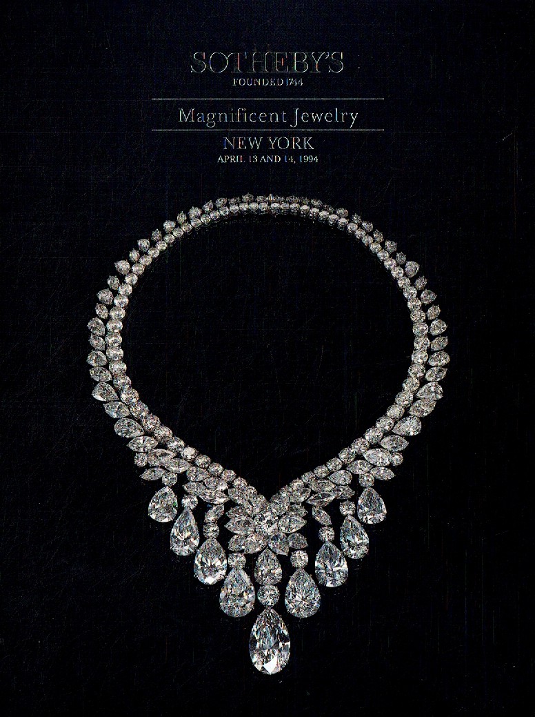 Sothebys April 1994 Magnificent Jewellery (Digital Only)