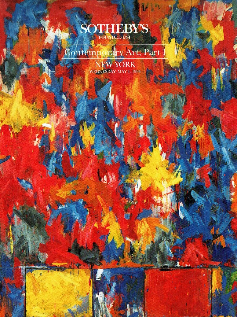 Sothebys May 1994 Contemporary Art Part I (Digital Only)