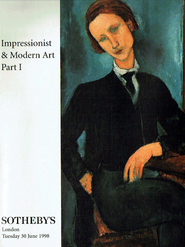 Sothebys June 1998 Impressionist & Modern Art, Part I (Digital Only)