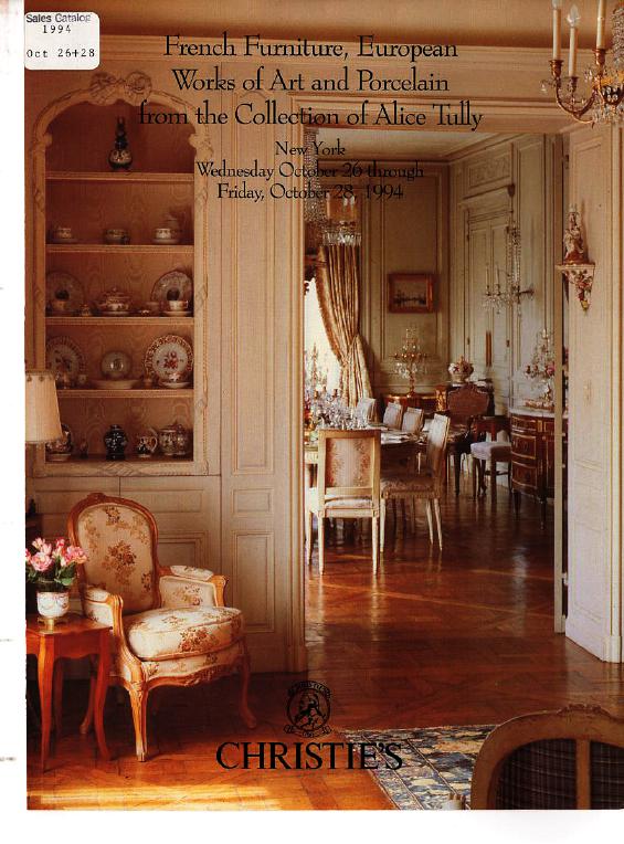 Christies October 1994 French Furniture, European Works o (Digital Only)