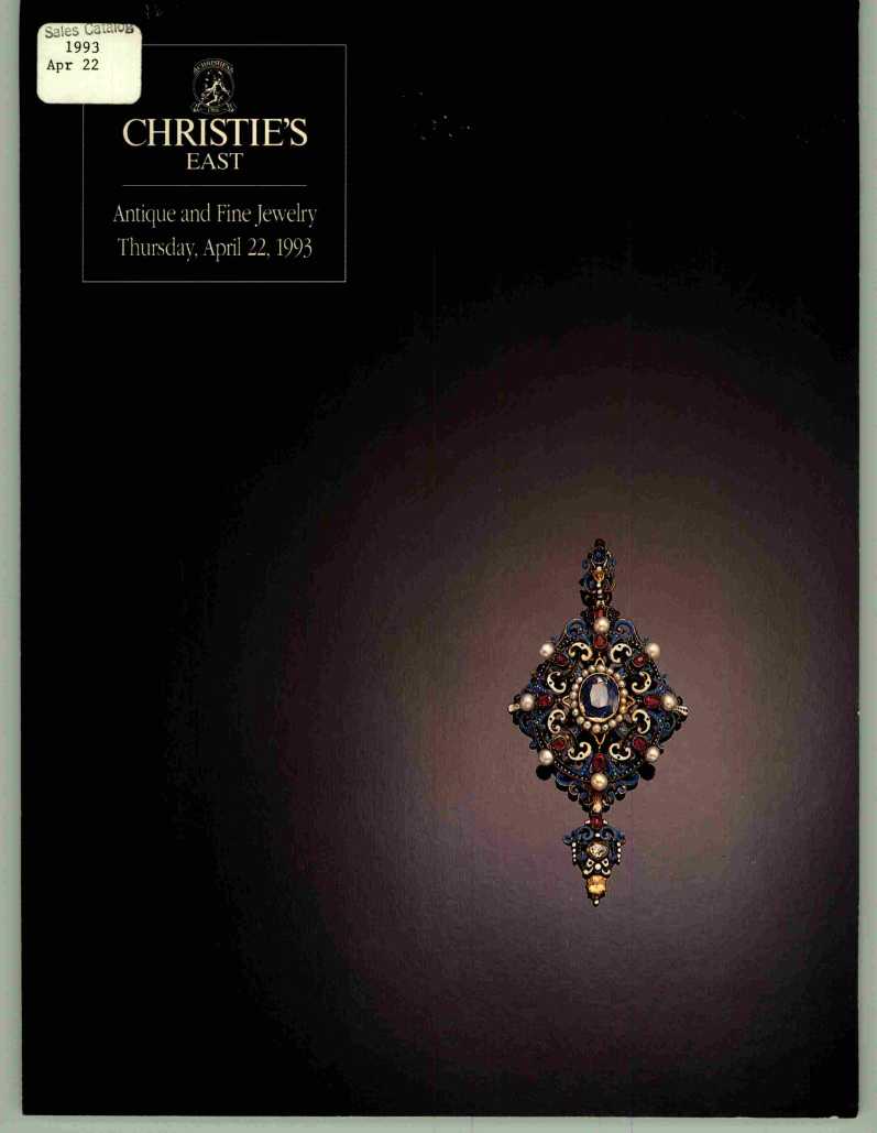 Christies April 1993 Antique & Fine Jewelry (Digital Only)