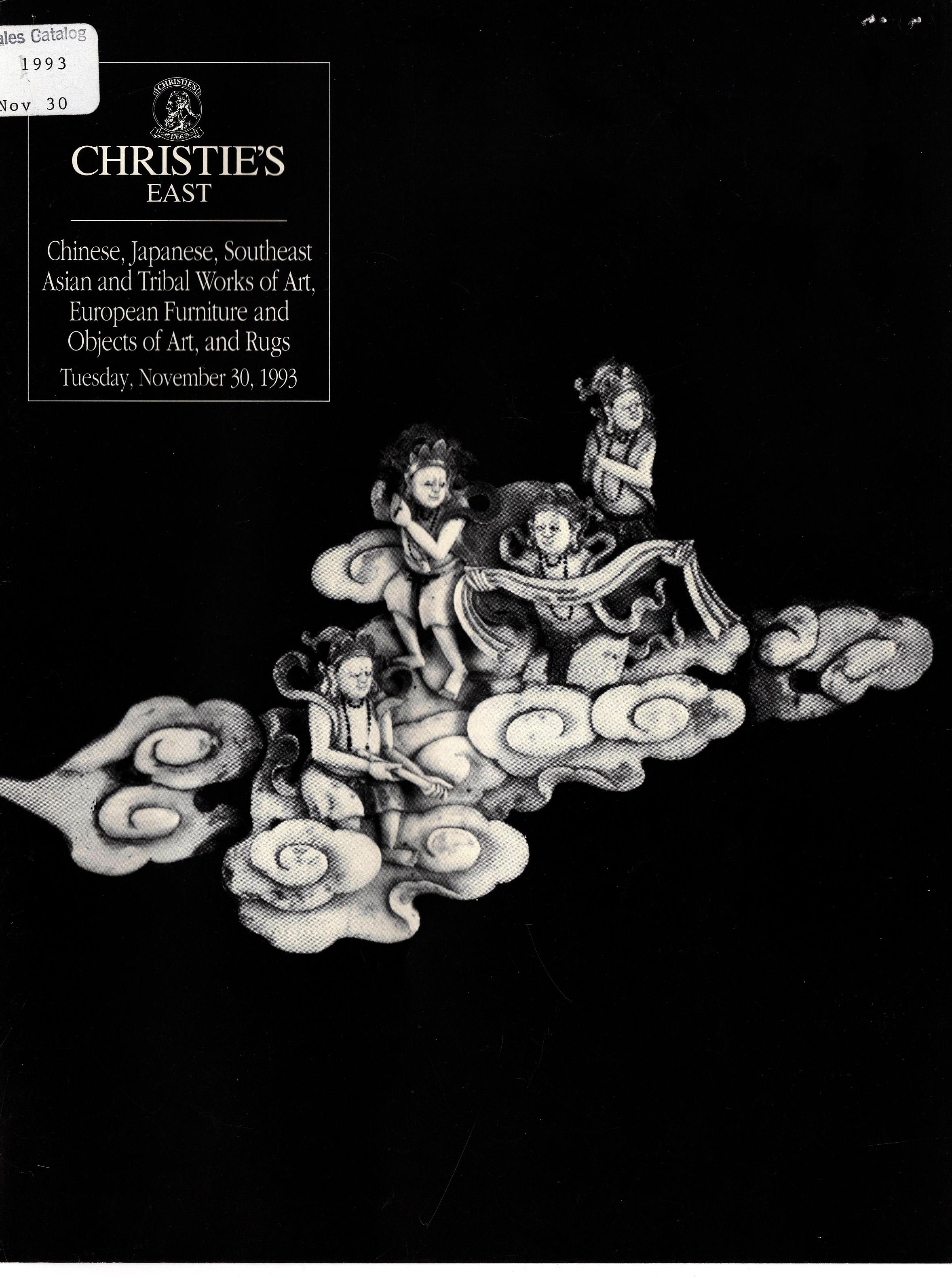 Christies November 1993 Chinese, Japanese, Southeast Asian & Tri (Digital Only)