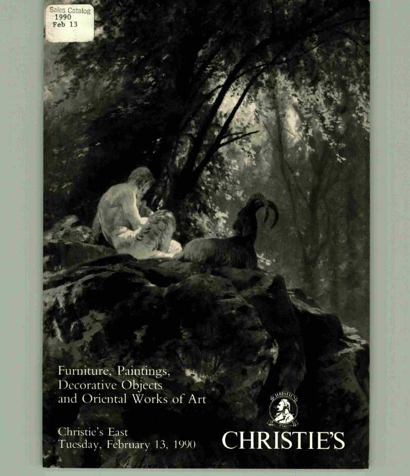 Christies February 1990 Furniture, Paintings, Decorative Objects (Digital Only)