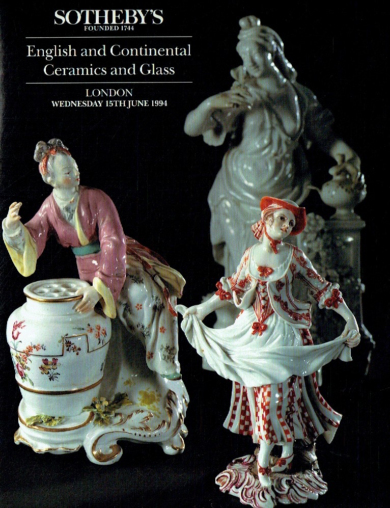 Sothebys June 1994 English & Continental Ceramics and Glass (Digital Only)