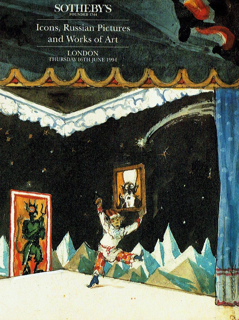 Sothebys June 1994 Icons, Russian Pictures & Works of Art (Digital Only)