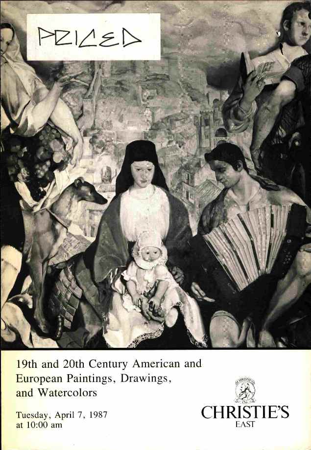 Christies April 1987 19th & 20th Century American and European P (Digital Only)