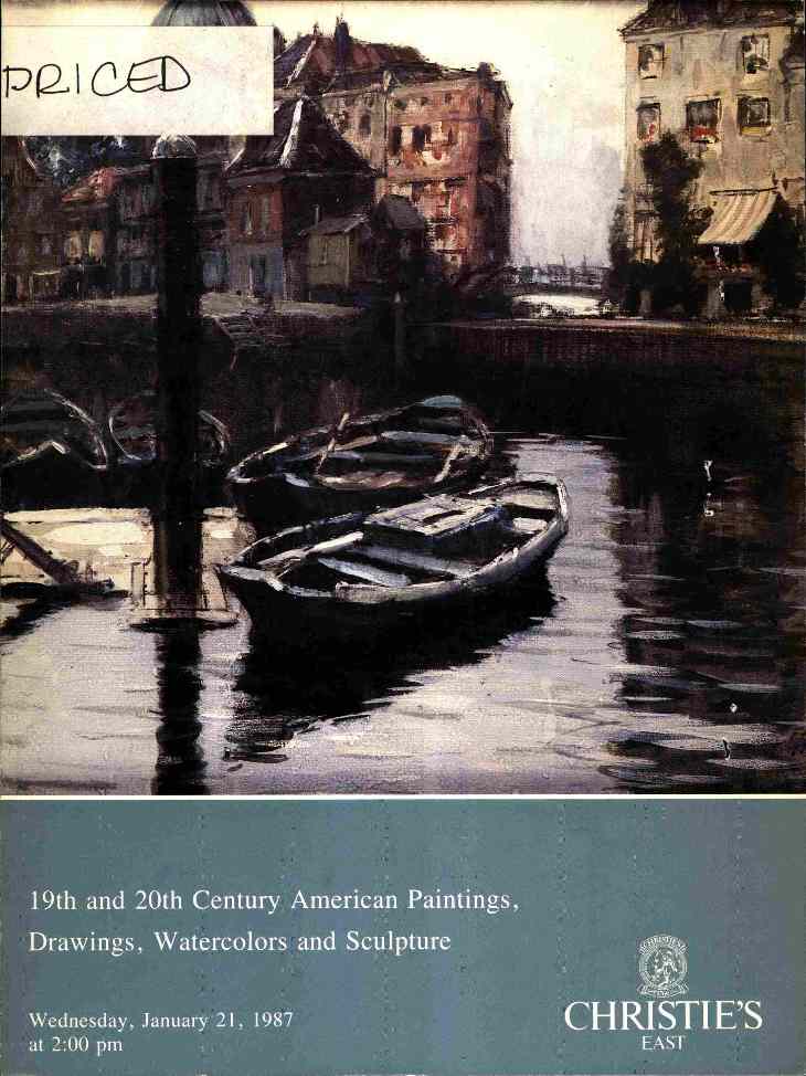 Christies January 1987 19th & 20th Century American Paintings, D (Digital Only)