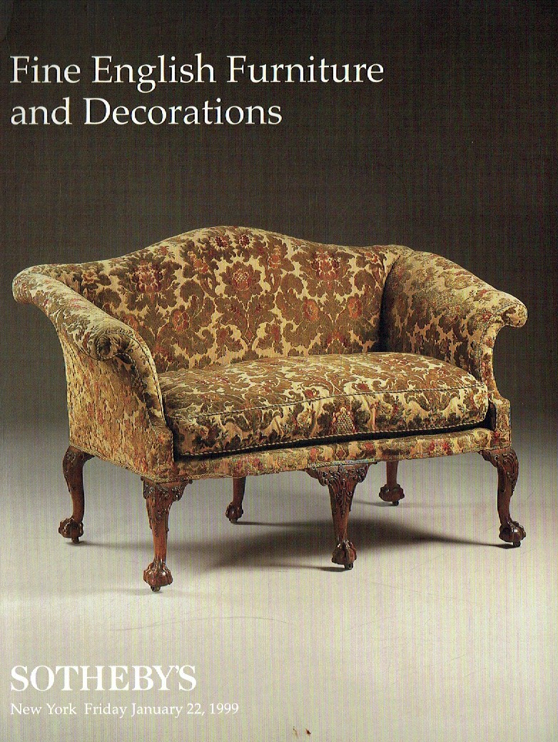 Sothebys January 1999 Fine English Furniture and Decorations (Digital Only)