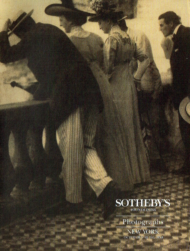 Sothebys October 1994 Photographs (Digital Only)