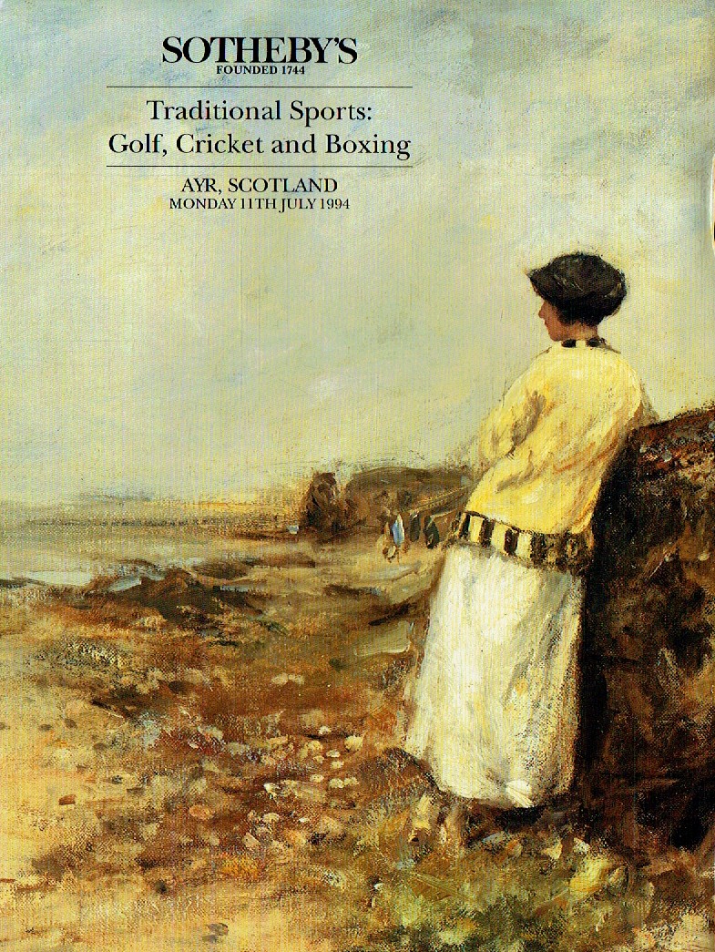 Sothebys July 1994 Traditional Sports: Golf Cricket & Boxing (Digital Only)