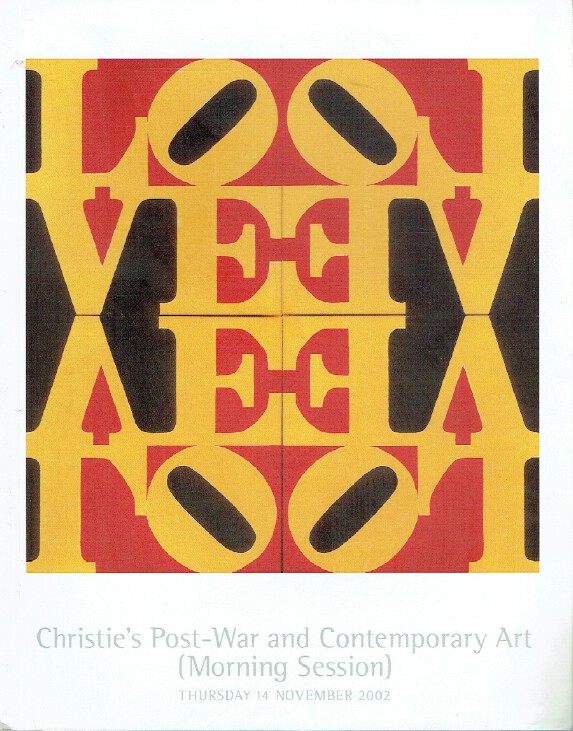 Christies November 2002 Post-War & Contemporary Art - Morning Se (Digital Only)