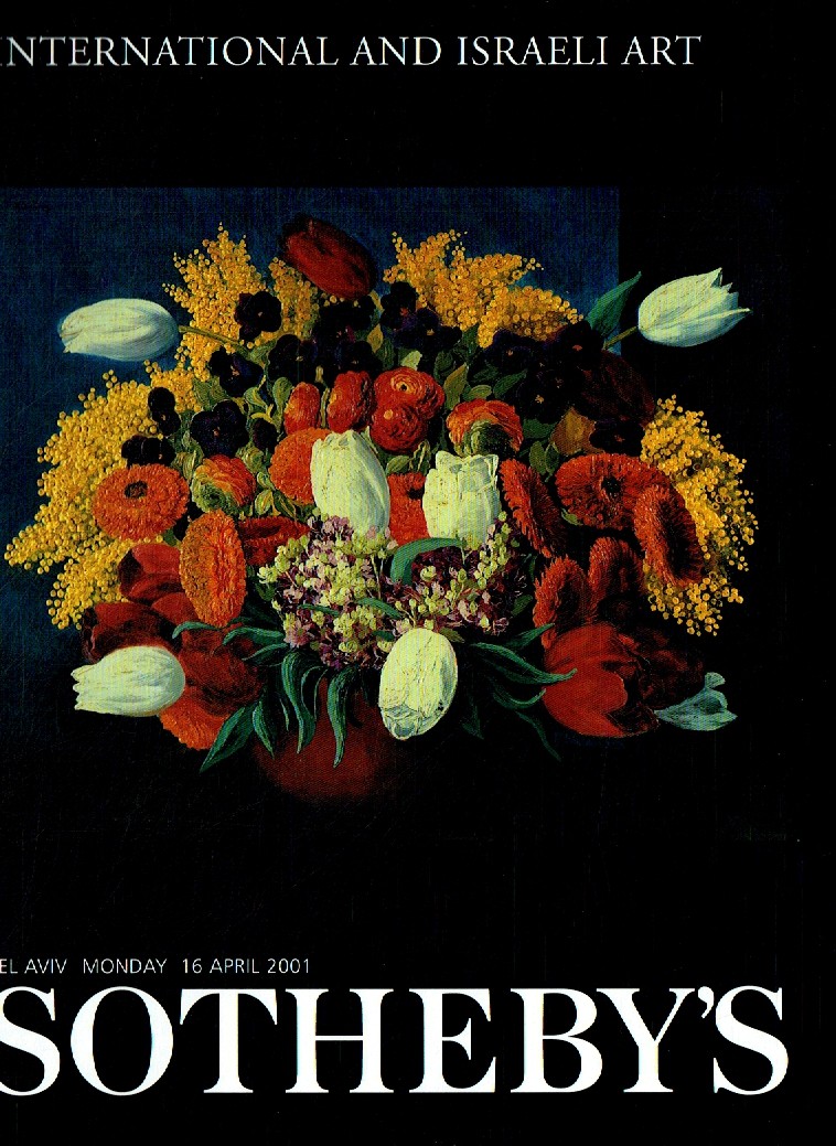 Sothebys April 2001 International and Israeli Art (Digital Only)