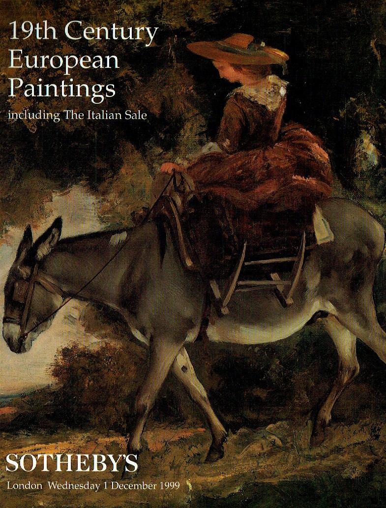 Sothebys December 1999 19th Century European Paintings including (Digital Only)