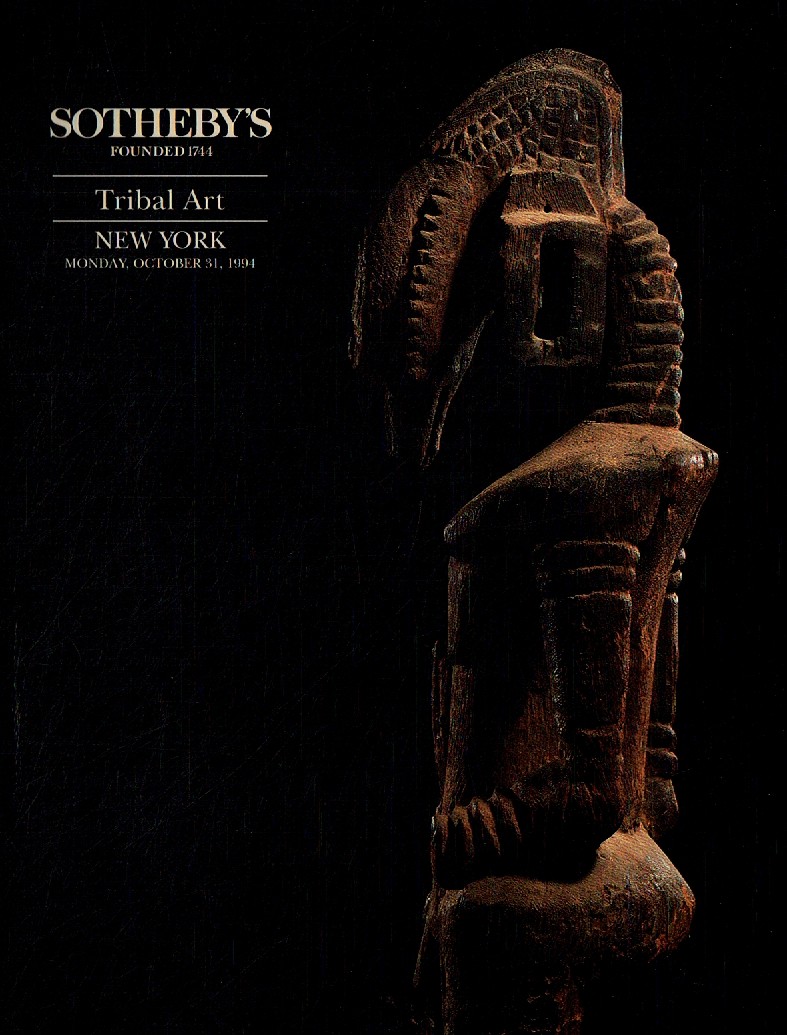 Sothebys October 1994 Tribal Art (Digital Only)