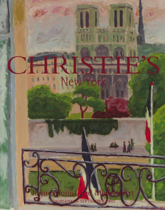 Christies September 2002 Impressionist & Modern Art (Digital Only)