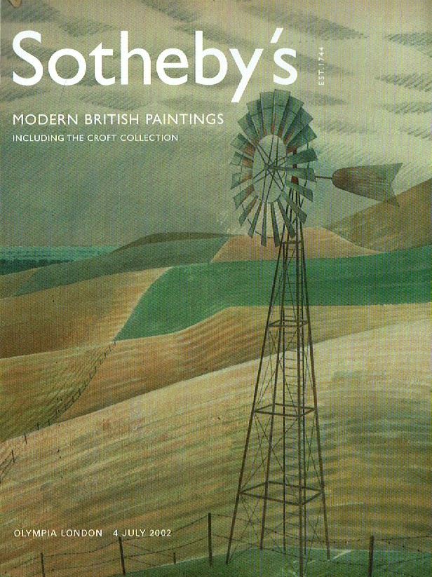 Sothebys July 2002 Modern British Paintings Including The Croft C (Digital Only