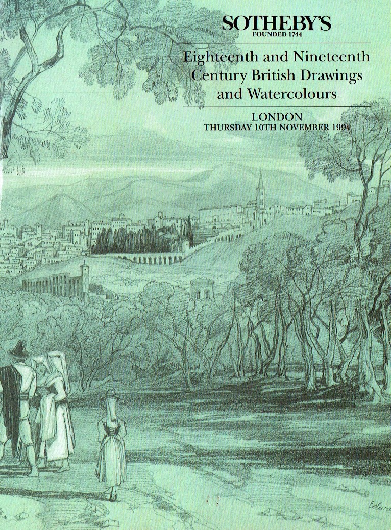 Sothebys November 1994 18th & 19th Century British Drawings & Wat (Digital Only