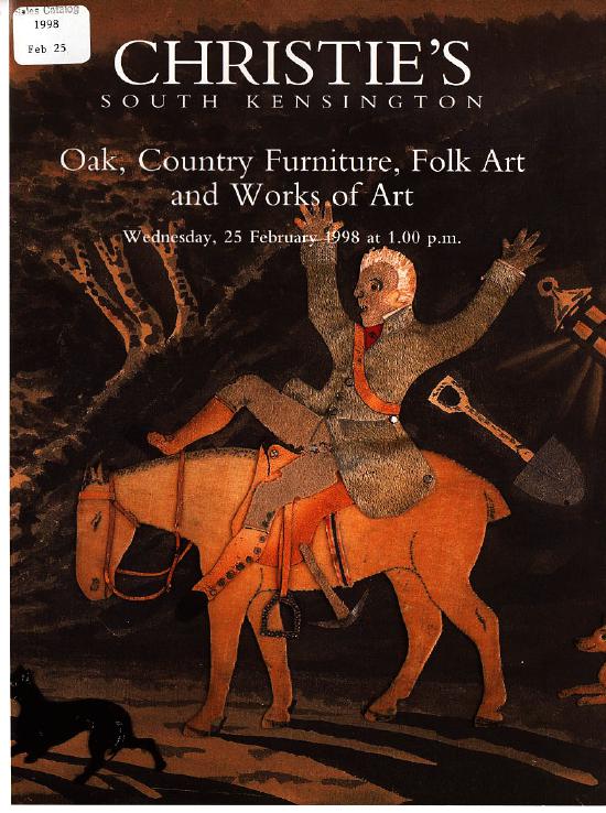 Christies February 1998 Oak Country Furniture, Folk Art & WOA (Digital Only)