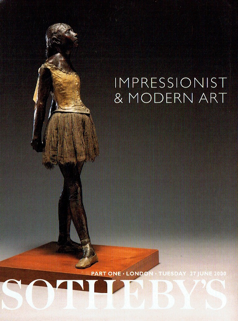 Sothebys June 2000 Impressionist and Modern Art Part One (Digital Only)