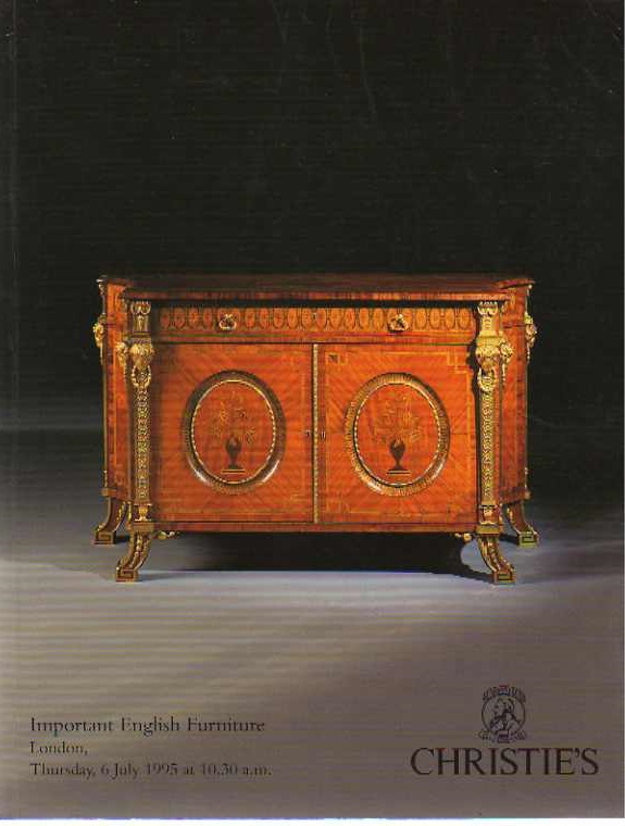 Christies July 1995 Important English Furniture (Digital Only)