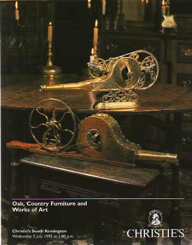 Christies July 1995 Oak, Country Furniture & Works of Art (Digital Only)