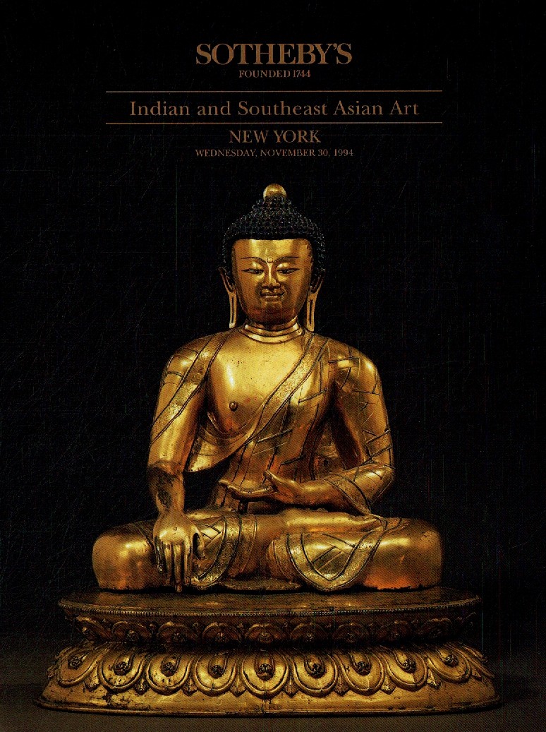 Sothebys November 1994 Indian & Southeast Asian Art (Digital Only)