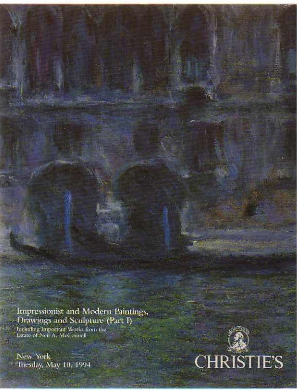 Christies May 1994 Impressionist and Modern Paintings, Drawings (Digital Only)