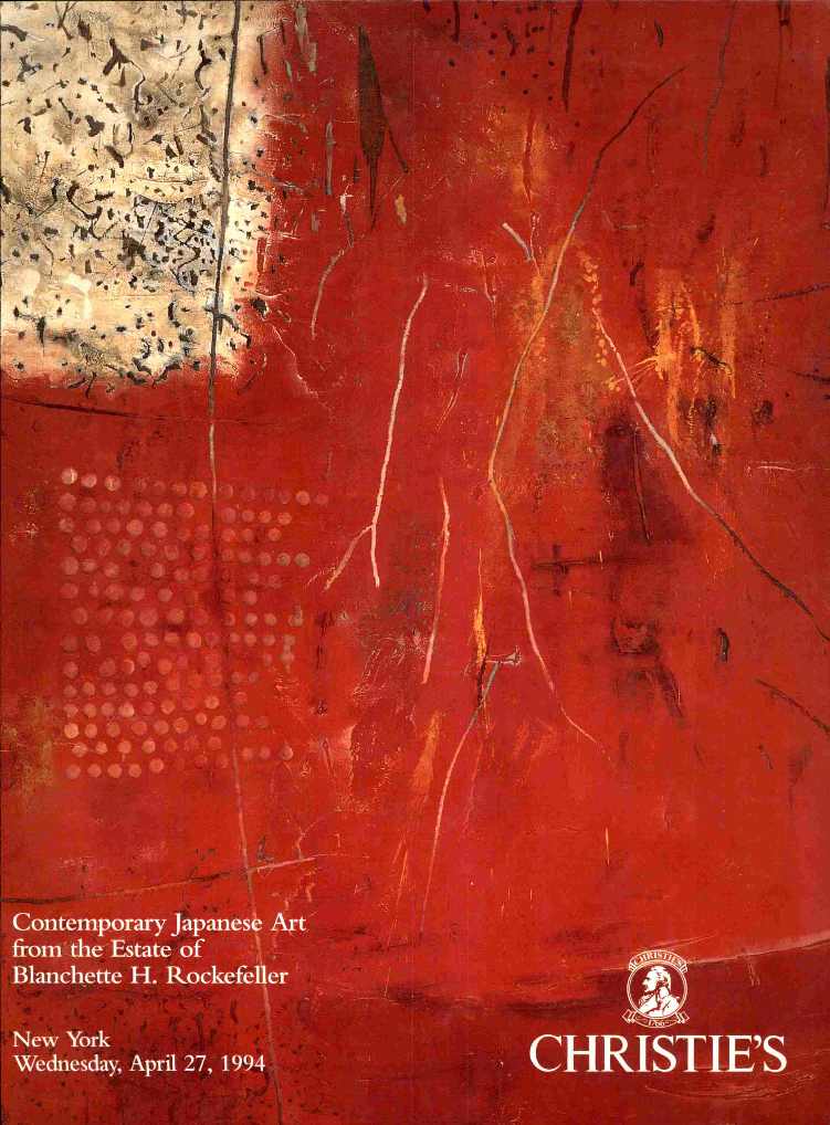 Christies April 1994 Contemporary Japanese Art from the estate o (Digital Only)