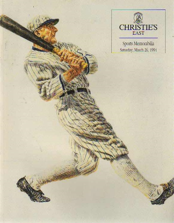 Christies March 1994 Sports Memorabilia (Digital Only)