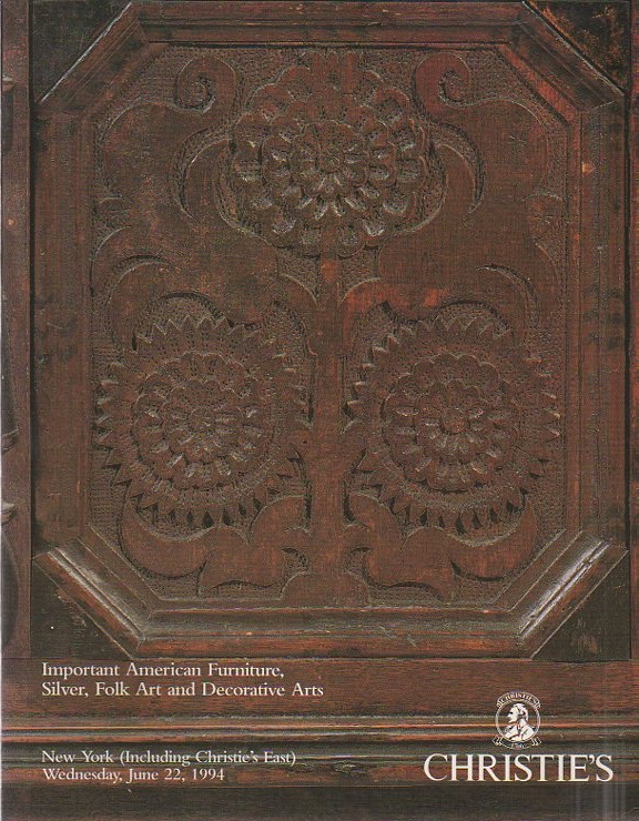 Christies June 1994 Important American Furniture, Silver, Folk a (Digital Only)