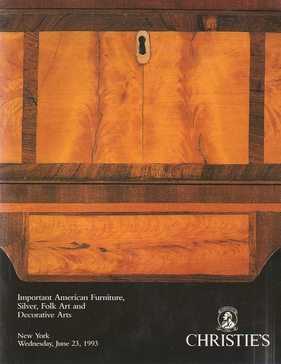 Christies June 1993 Important American Furniture, Silver, Folk A (Digital Only)