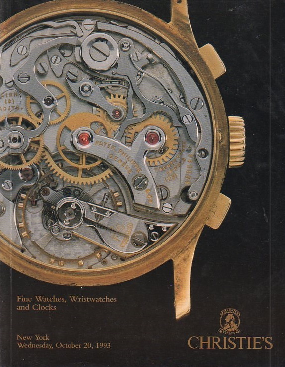 Christies October 1993 Fine Watches, Wristwatches and Clocks (Digital Only)