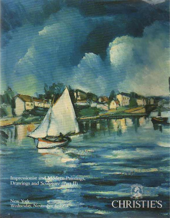 Christies November 1993 Impressionist & Modern Paintings, Drawin (Digital Only)