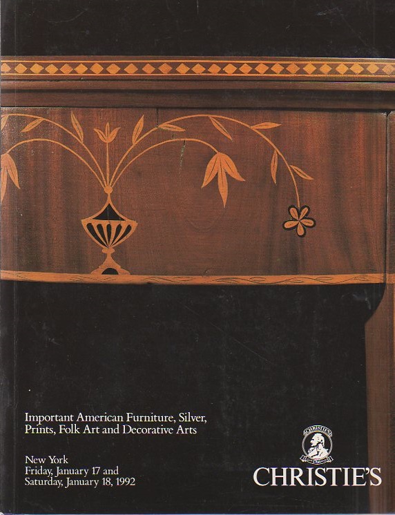 Christies January 1992 Important American Furniture, Silver (Digital Only)