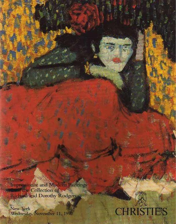 Christies November 1992 Impressionist and Modern Paintings from (Digital Only)