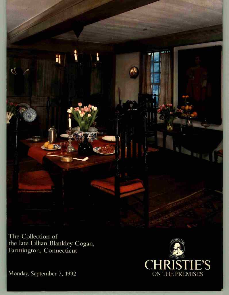 Christies September 1992 The Collection of the late Lillian Blan (Digital Only)